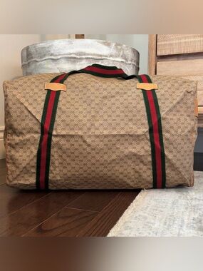 Authentic Vintage Gucci GG Ophidia Duffel Travel Boston Bag